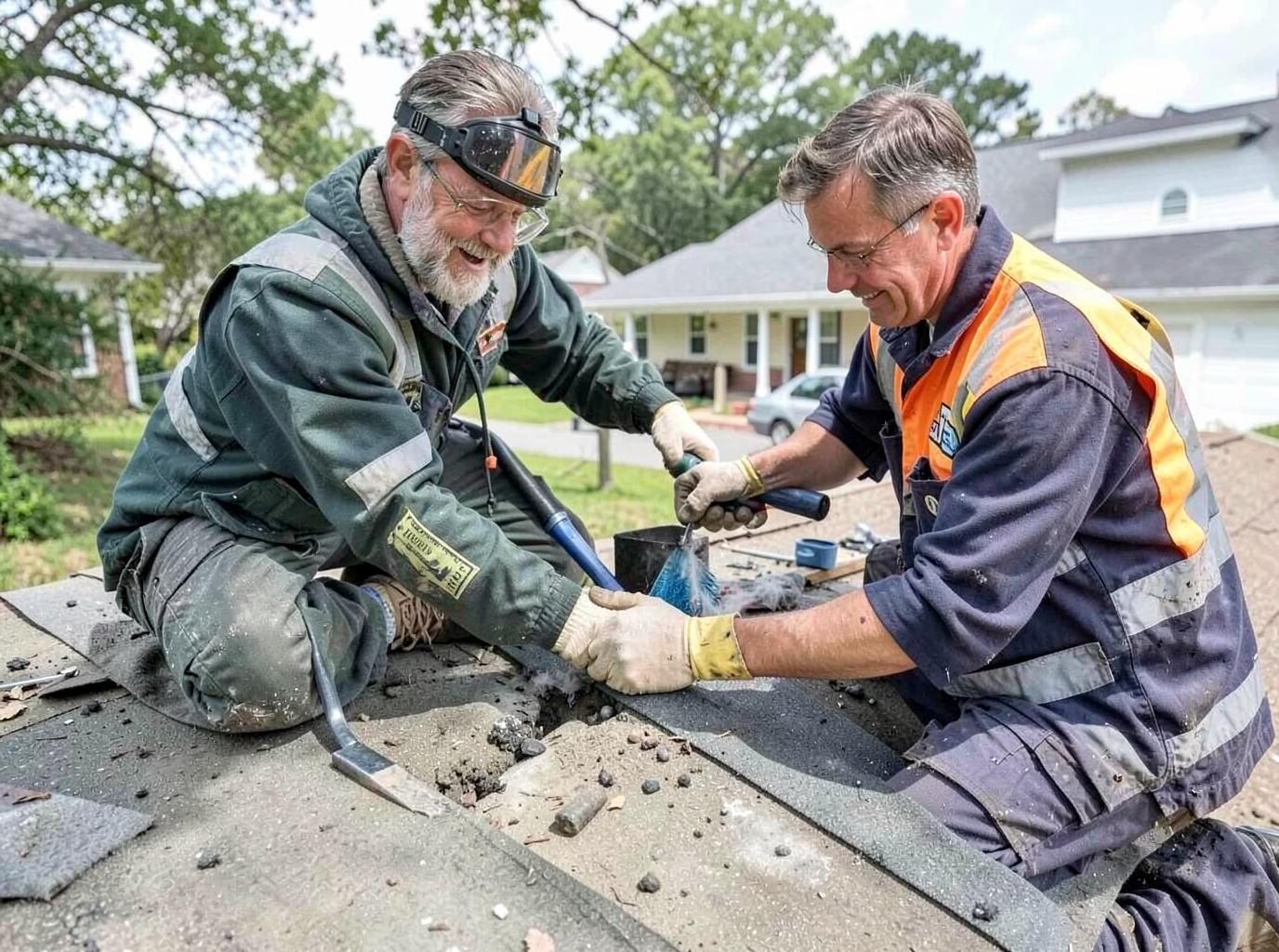 Emergency Roof Leak Repair in Ames